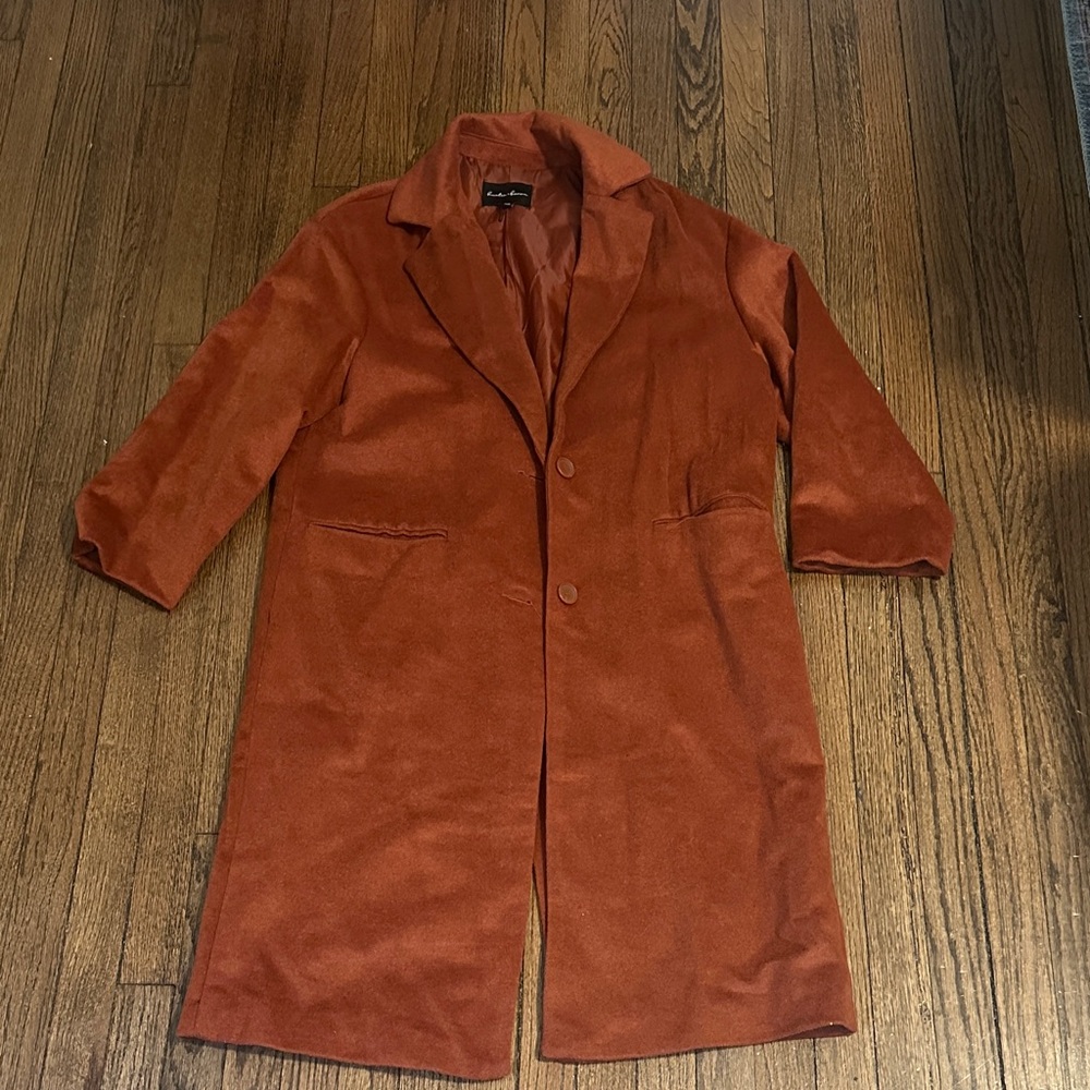 Women’s  Burnt Orange Trench Coat